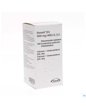Steovit d3  500mg/400ui comp 180