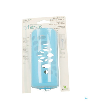 Dr brown manchon bleu pr biber verre 240ml 1 escos