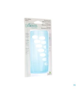 Dr brown manchon bleu pr biber verre 240ml 1 escos