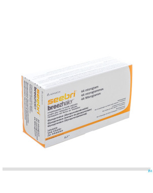 Seebri breezhaler 44 mcg pulv inhal caps 90 ud