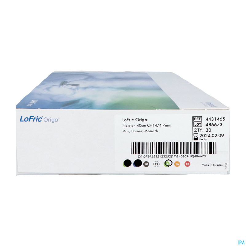 Lofric origo nelaton pobe+sol saline ch14 40cm 30