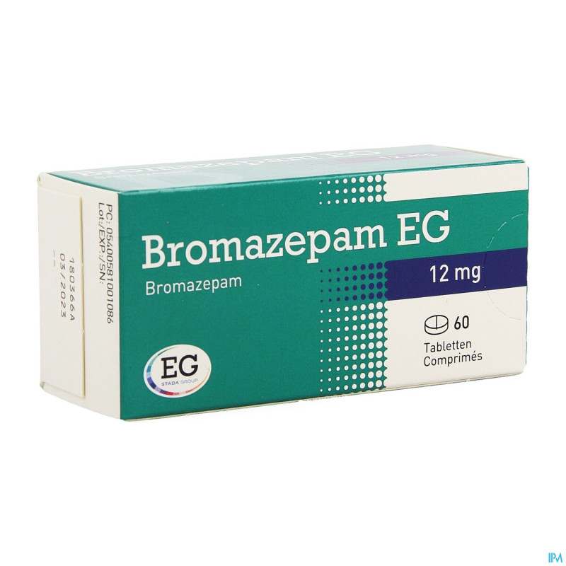 Bromazepam eg comp  60x12mg
