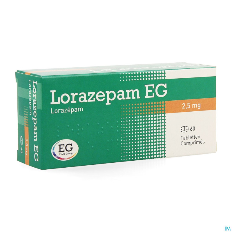 Lorazepam eg comp 60x2,5mg