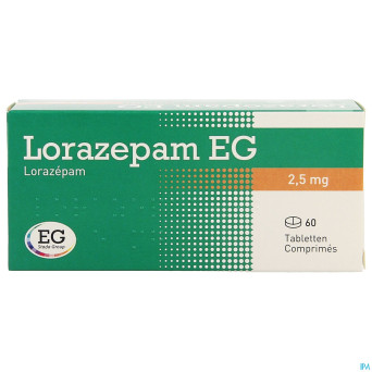 Lorazepam eg comp 60x2,5mg