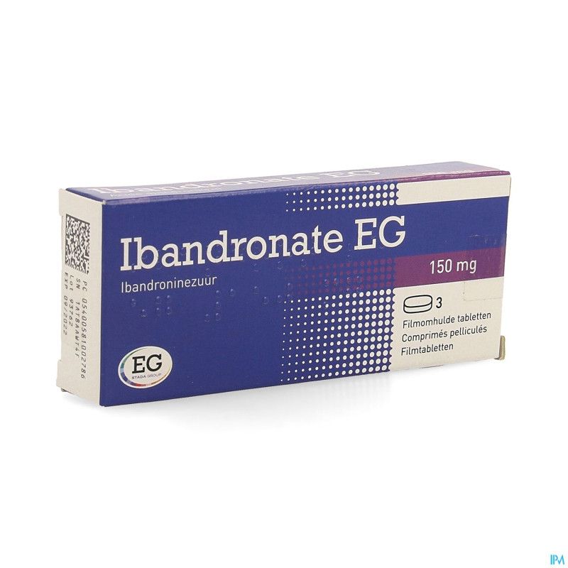 Ibandronate eg 150 mg comp pell  3 x 150 mg
