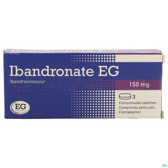 Ibandronate eg 150 mg comp pell  3 x 150 mg