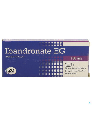 Ibandronate eg 150 mg comp pell  3 x 150 mg
