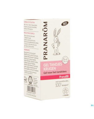 Pranabb bio gel poussees dentaires fl pompe 15ml