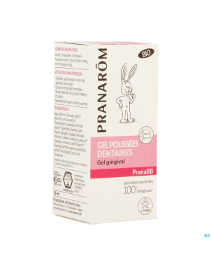 Pranabb bio gel poussees dentaires fl pompe 15ml