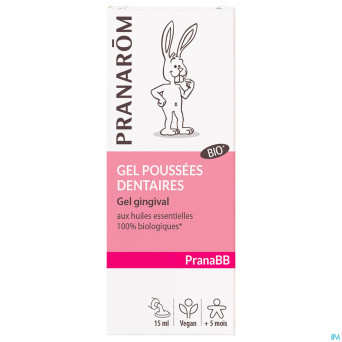 Pranabb bio gel poussees dentaires fl pompe 15ml