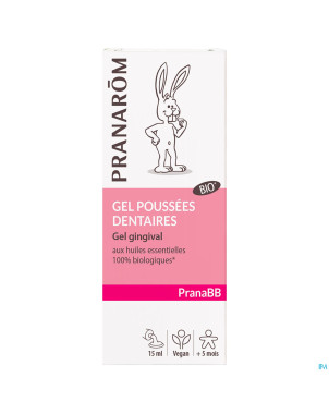 Pranabb bio gel poussees dentaires fl pompe 15ml