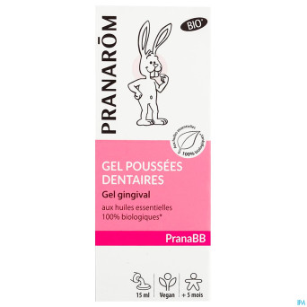Pranabb bio gel poussees dentaires fl pompe 15ml