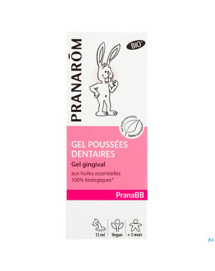 Pranabb bio gel poussees dentaires fl pompe 15ml