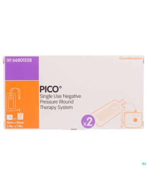 Pico cp sterile silicone    10x20cm 1x2 66801358