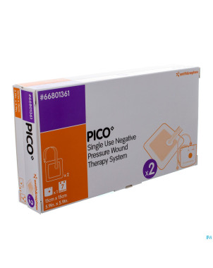 Pico cp sterile silicone    15x15cm 1x2 66801361