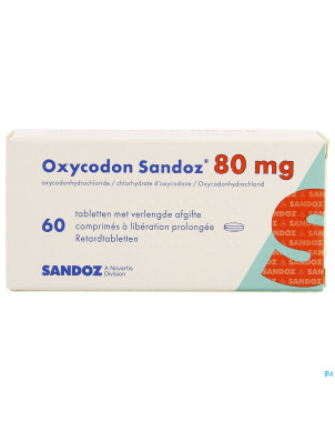 Oxycodon 80mg sandoz lib.prolongee  60