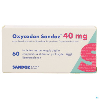 Oxycodon 40mg sandoz lib.prolongee  60