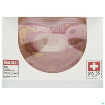 Bibi sucette dental dodo glow girl 1d