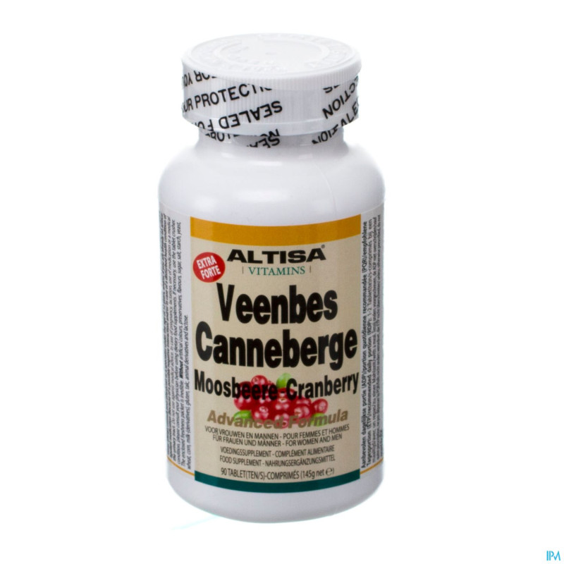 Altisa canneberge advanced comp  90