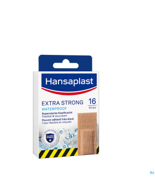 Hansaplast extra strong waterproof strips 16