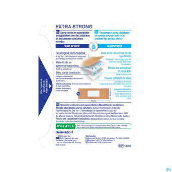 Hansaplast extra strong waterproof strips 16
