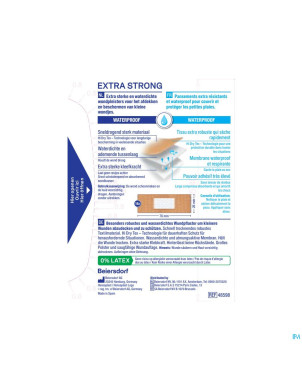 Hansaplast extra strong waterproof strips 16