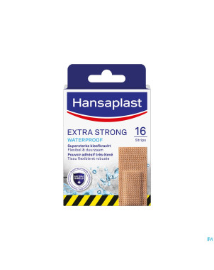 Hansaplast extra strong waterproof strips 16