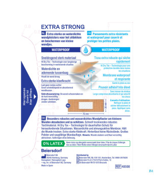 Hansaplast extra strong waterproof strips 16