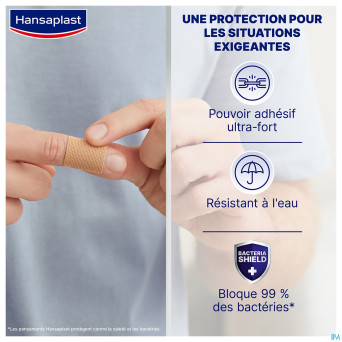 Hansaplast extra strong waterproof strips 16