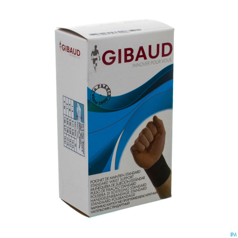 Gibaud bandage poignet de maintain    m 5033