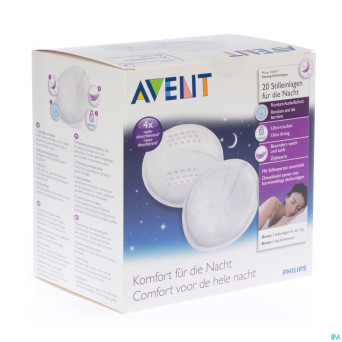 Avent coussints allaitement jetables nuit 20