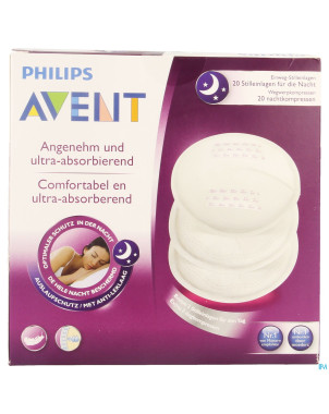 Avent coussints allaitement jetables nuit 20