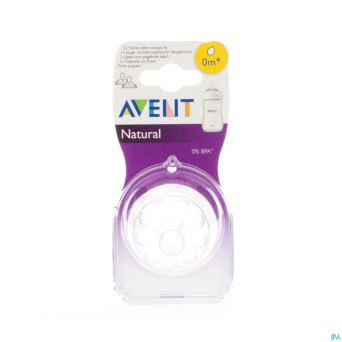 Philips avent natural tetine nourisson 1trous  2