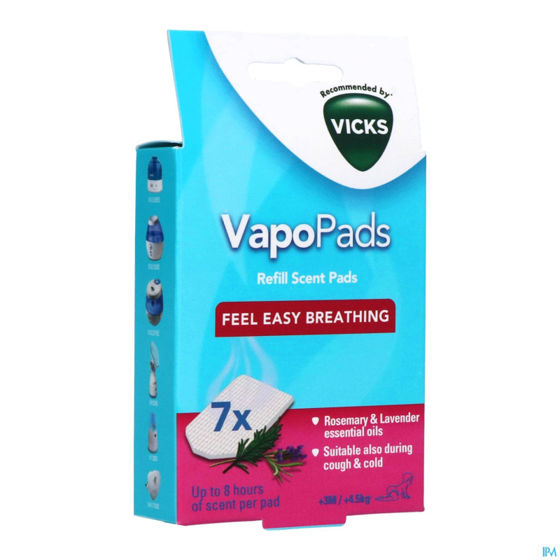Vicks vbr7e paediat.comf.vapopads rosmary-lavend 7