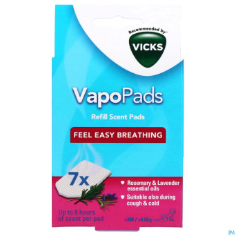Vicks vbr7e paediat.comf.vapopads rosmary-lavend 7
