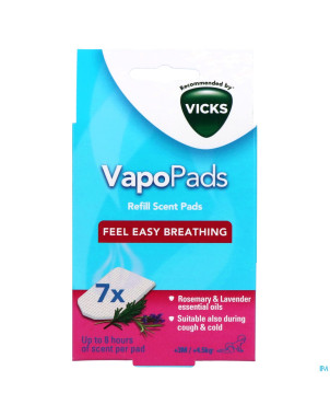 Vicks vbr7e paediat.comf.vapopads rosmary-lavend 7