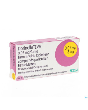 Dorinelle theramex 3,00mg/0,02mg comp pell  3 x 21
