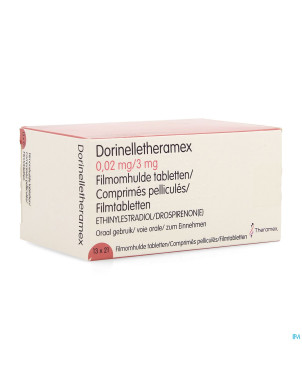Dorinelle theramex 3,00mg/0,02mg comp pell 13 x 21
