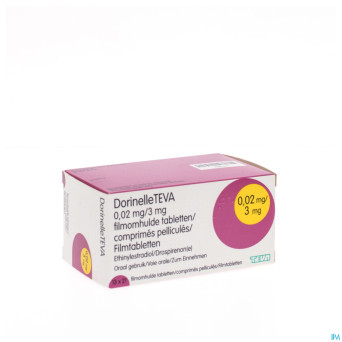 Dorinelle theramex 3,00mg/0,02mg comp pell 13 x 21