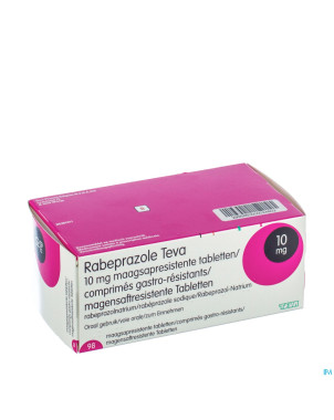 Rabeprazole 10mg teva tabl gastro resist 98x10mg