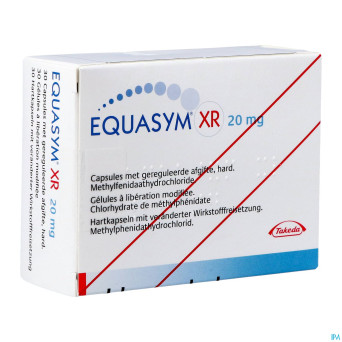 Equasym xr 20 mg caps liberation modifiee  30