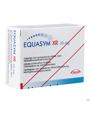 Equasym xr 20 mg caps liberation modifiee  30