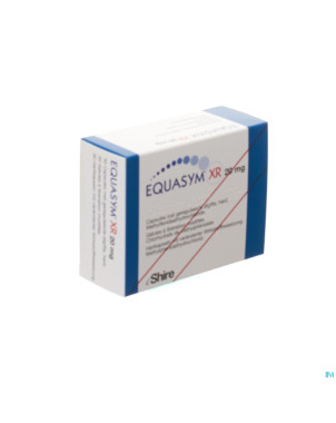 Equasym xr 20 mg caps liberation modifiee  30