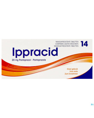 Ippracid 20 mg gastro resist comp 14