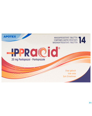 Ippracid 20 mg gastro resist comp 14
