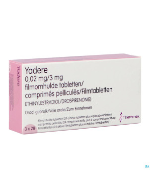 Yadere 0,02 mg/3 mg comp pell 84