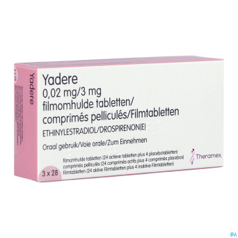 Yadere 0,02 mg/3 mg comp pell 84