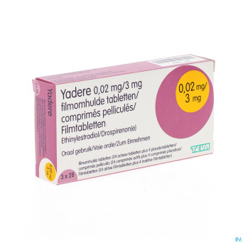 Yadere 0,02 mg/3 mg comp pell 84