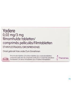 Yadere 0,02 mg/3 mg comp pell 84