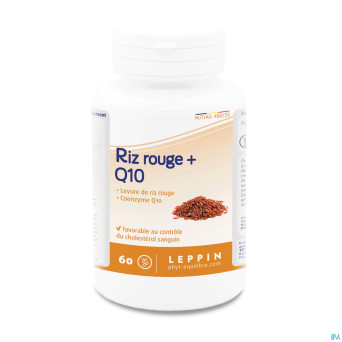 Lepivits coenzyme q10 + lev. riz rouge pot caps 60
